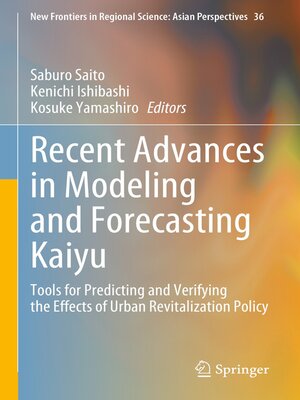 cover image of Recent Advances in Modeling and Forecasting Kaiyu